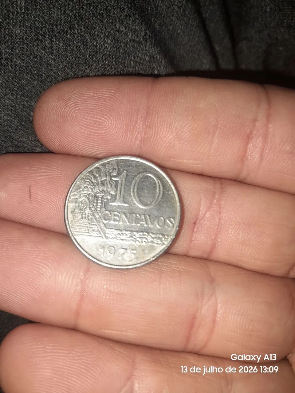 Moeda 10 centavos 1975 - Foto 5