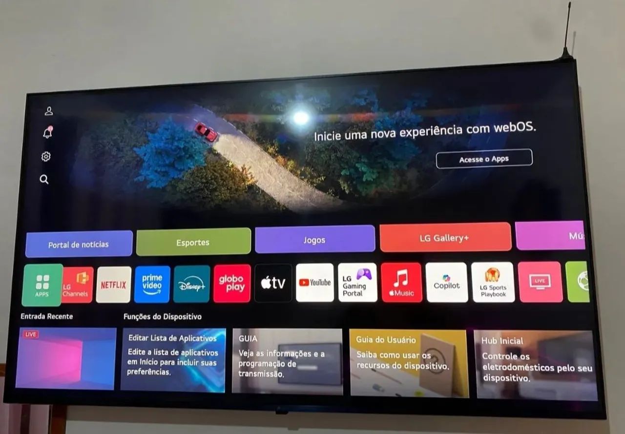 TV LG SMART 55" COM IA, ALEXA E APPLE