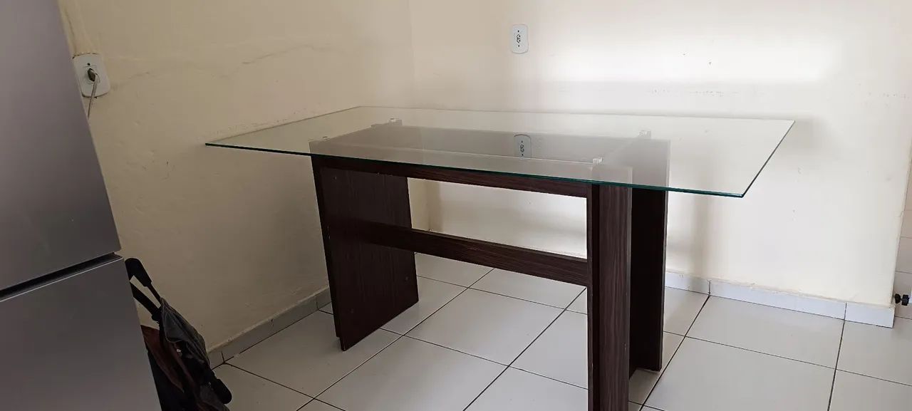 Mesa de vidro quadrada  - Foto 2