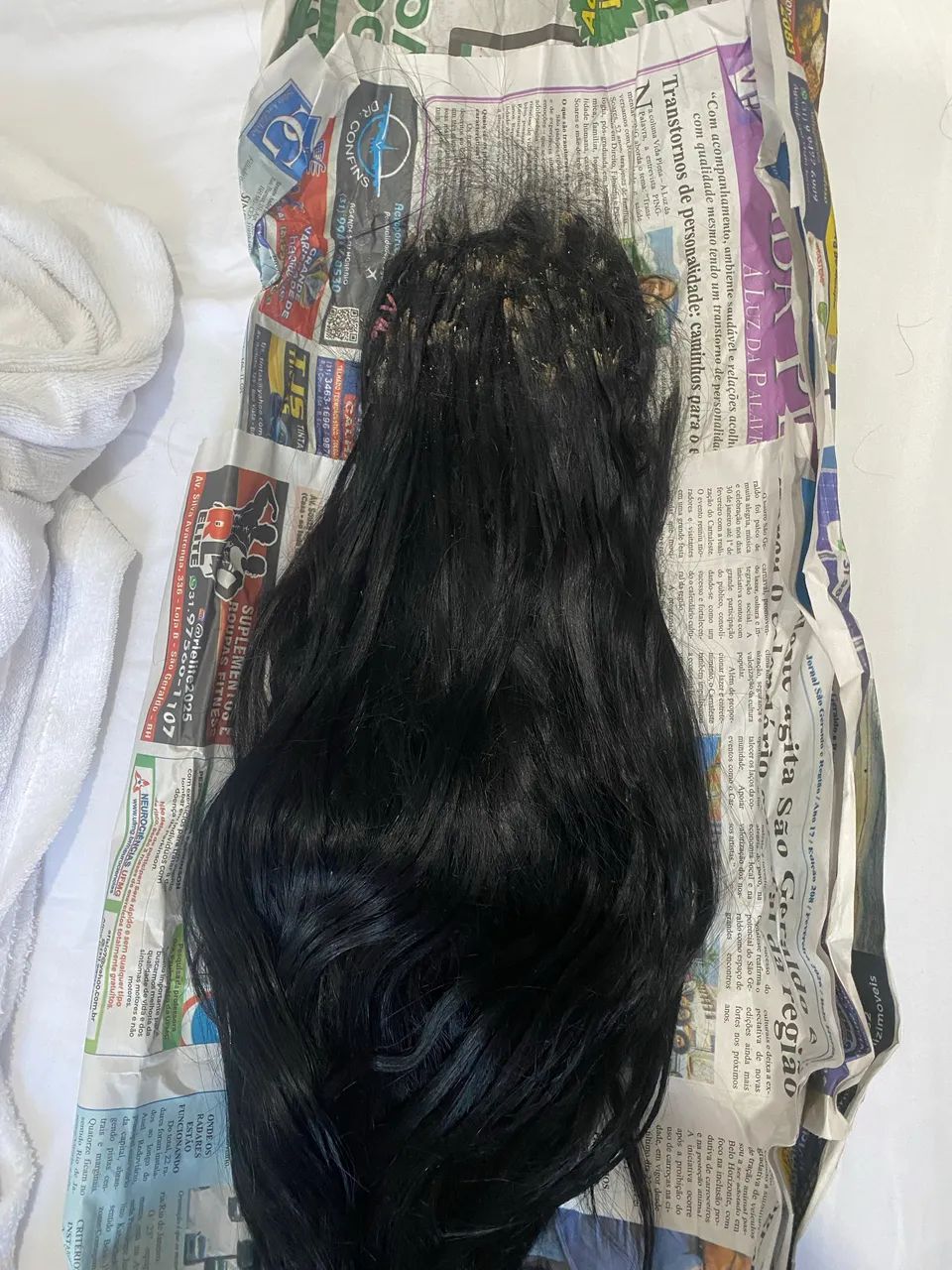 Cabelo indiano 60cm 400 gramas