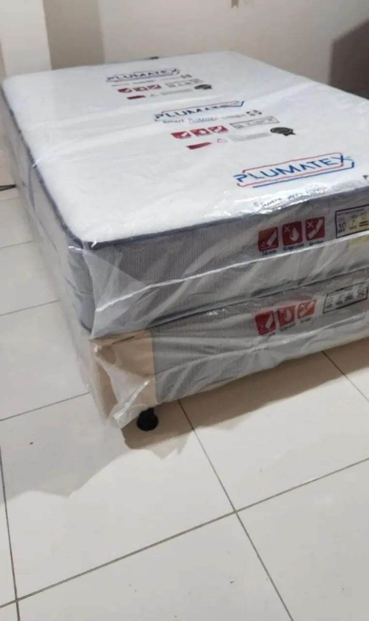Cama box casal/espuma D33 - Foto 2