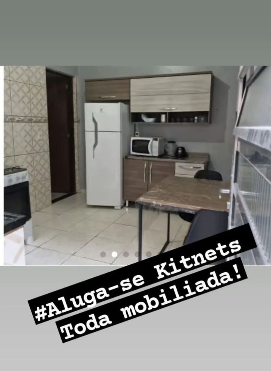 Aluguel de kitnet toda mobiliada!