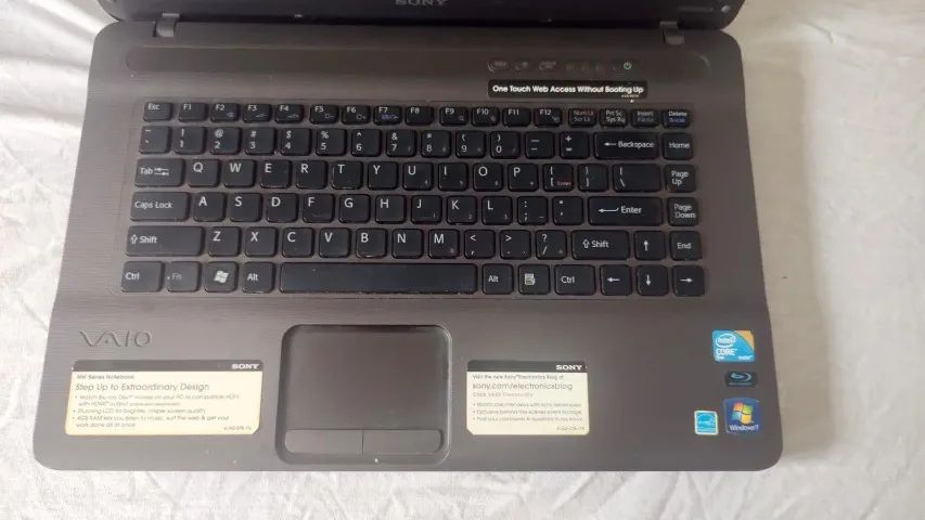 NOTEBOOK SONY VAIO SOMENTE PARA RETIRADA DE PEÇAS - Foto 3