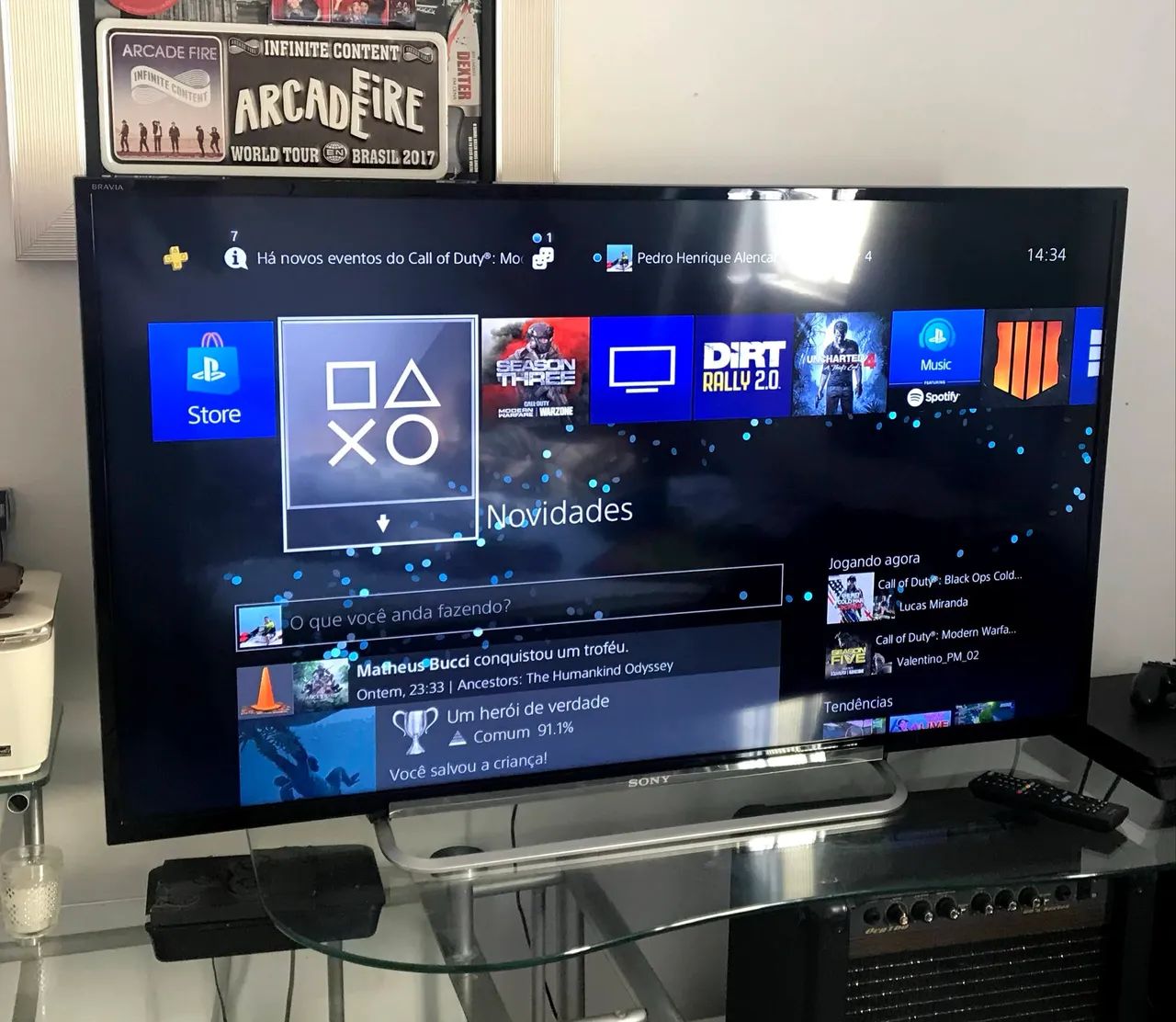 TV Sony 46 Bravia Full HD - Funcionando 100% - Ótimo Estado - TVs