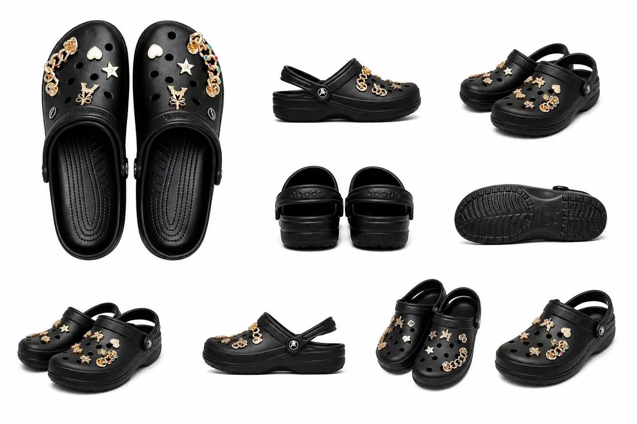 Chinelo confortável antiderrapante com acessórios  - Foto 3
