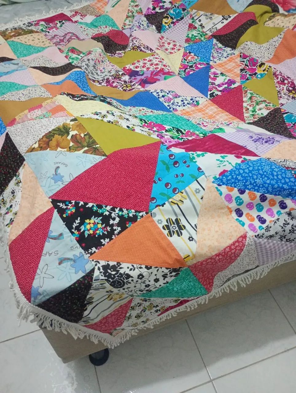 Manta Sofá patchwork 
