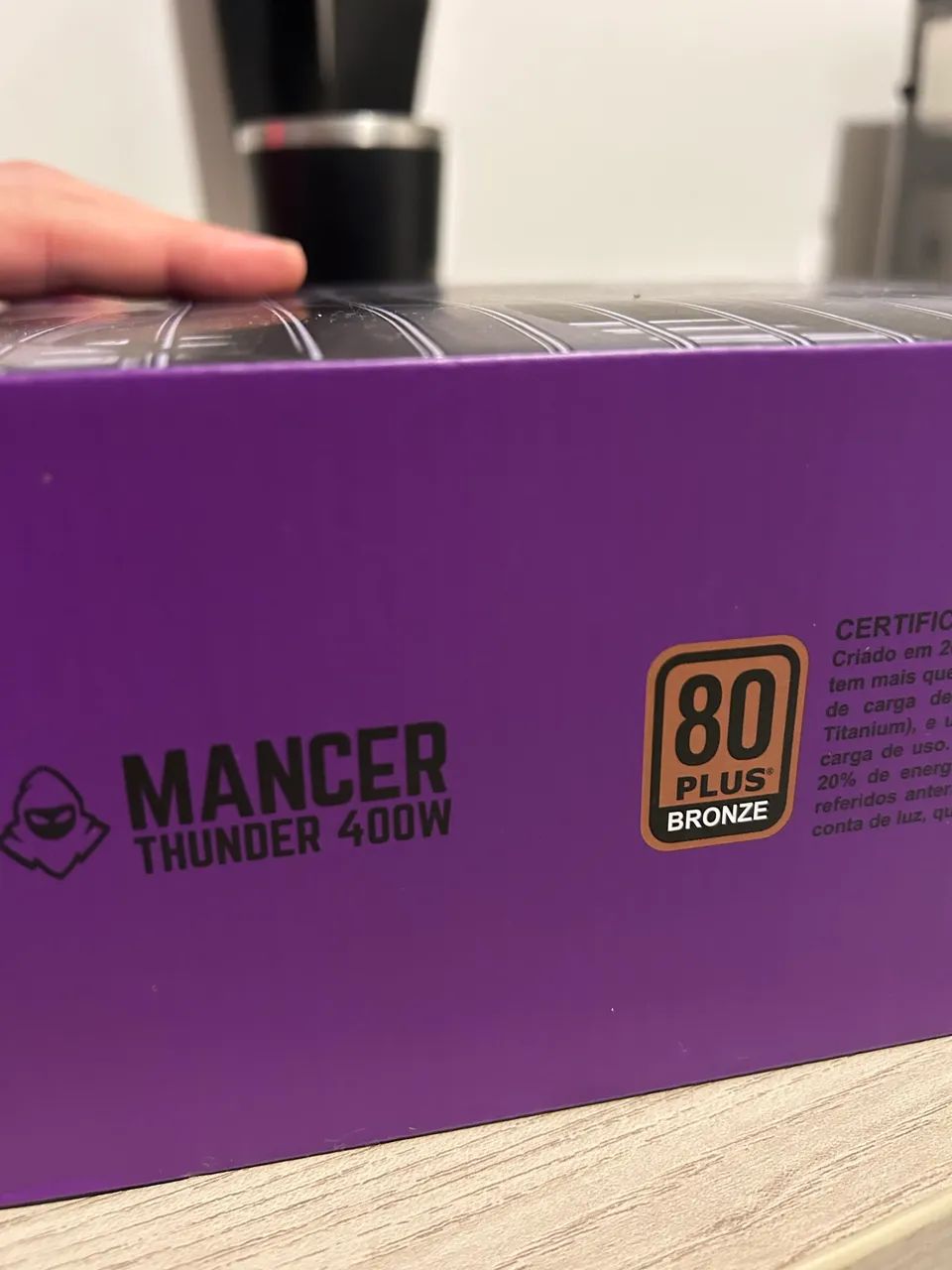 Fonte MANDER 400 W 80 plus bronze NOVA - Foto 2