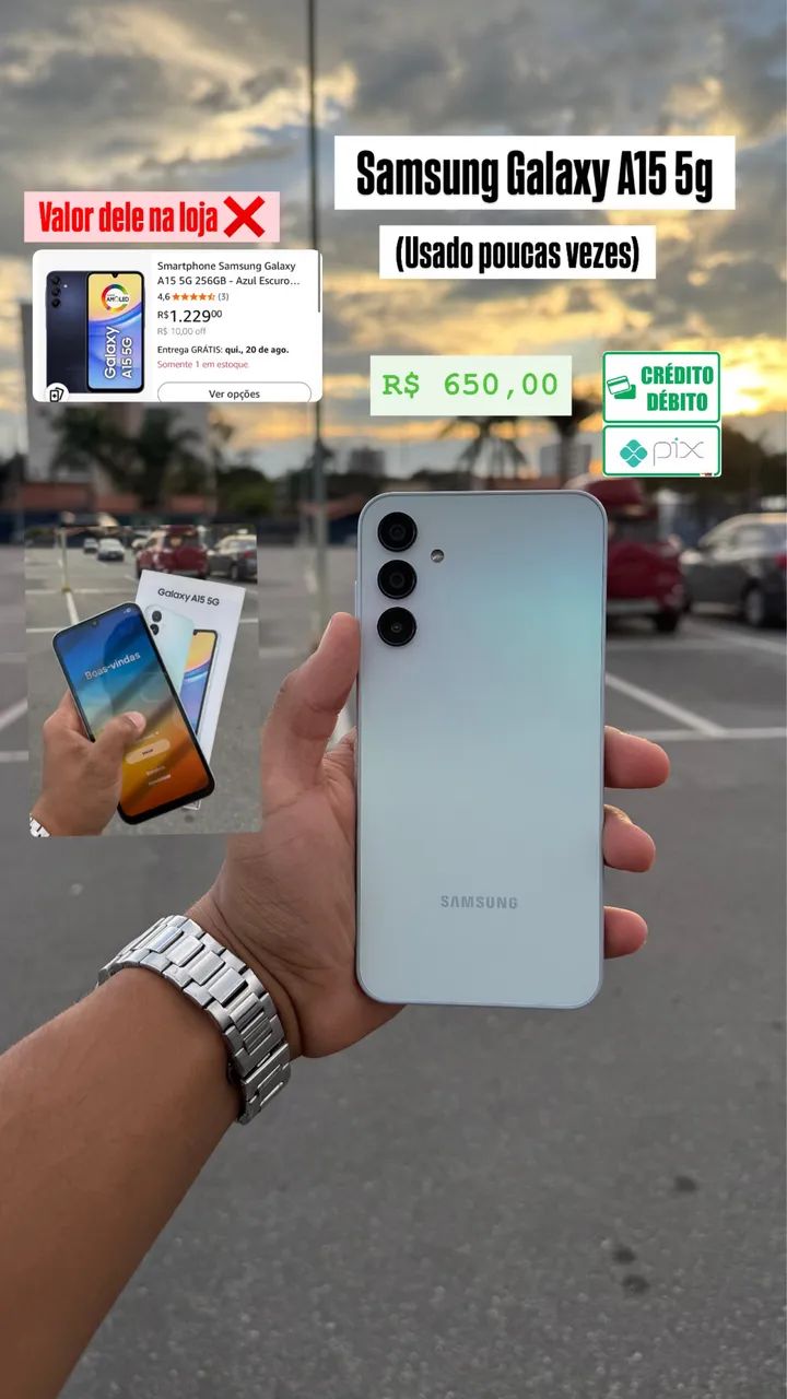 Celular Samsung A15 5g 128gb
