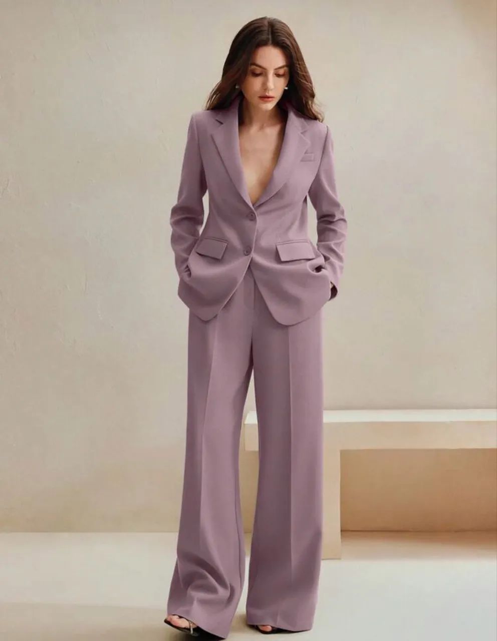 Blazer e calça alfaiataria 