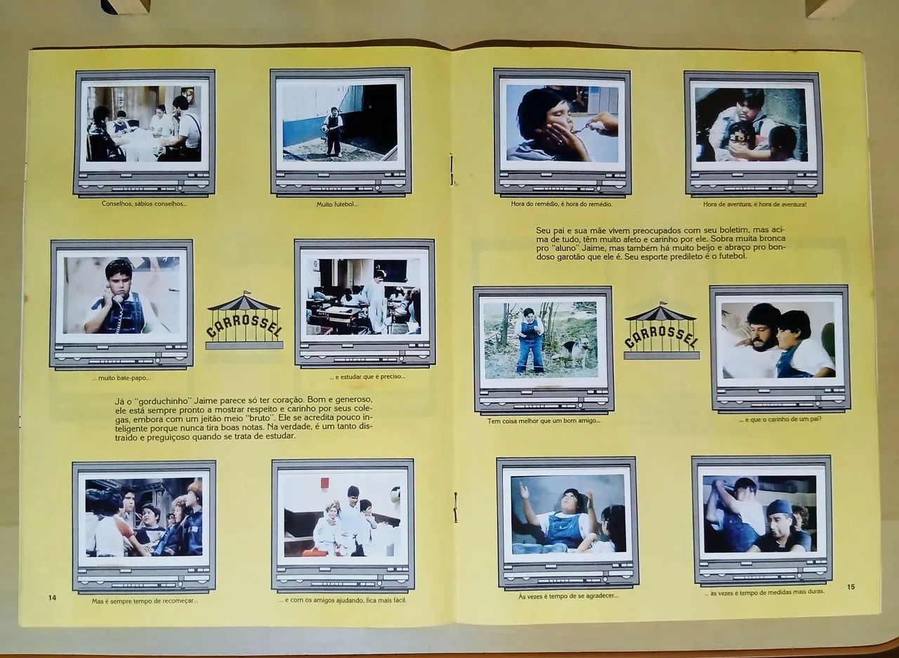 Álbum de figurinhas Carrossel 1991 - COMPLETO - Foto 4