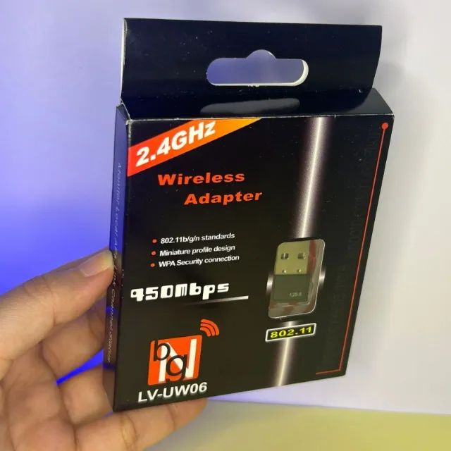 ADAPTADOR WIFI USB - FAÇO ENTREGA
