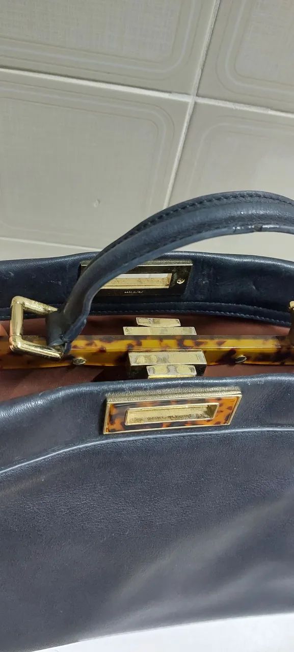 Bolsa dupe Fendi em couro legítimo  - Foto 4