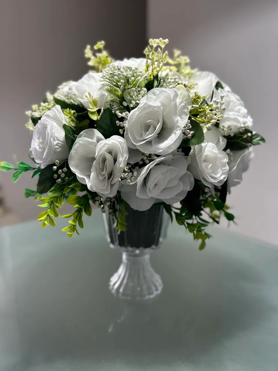 Arranjo flores brancas  - Foto 4