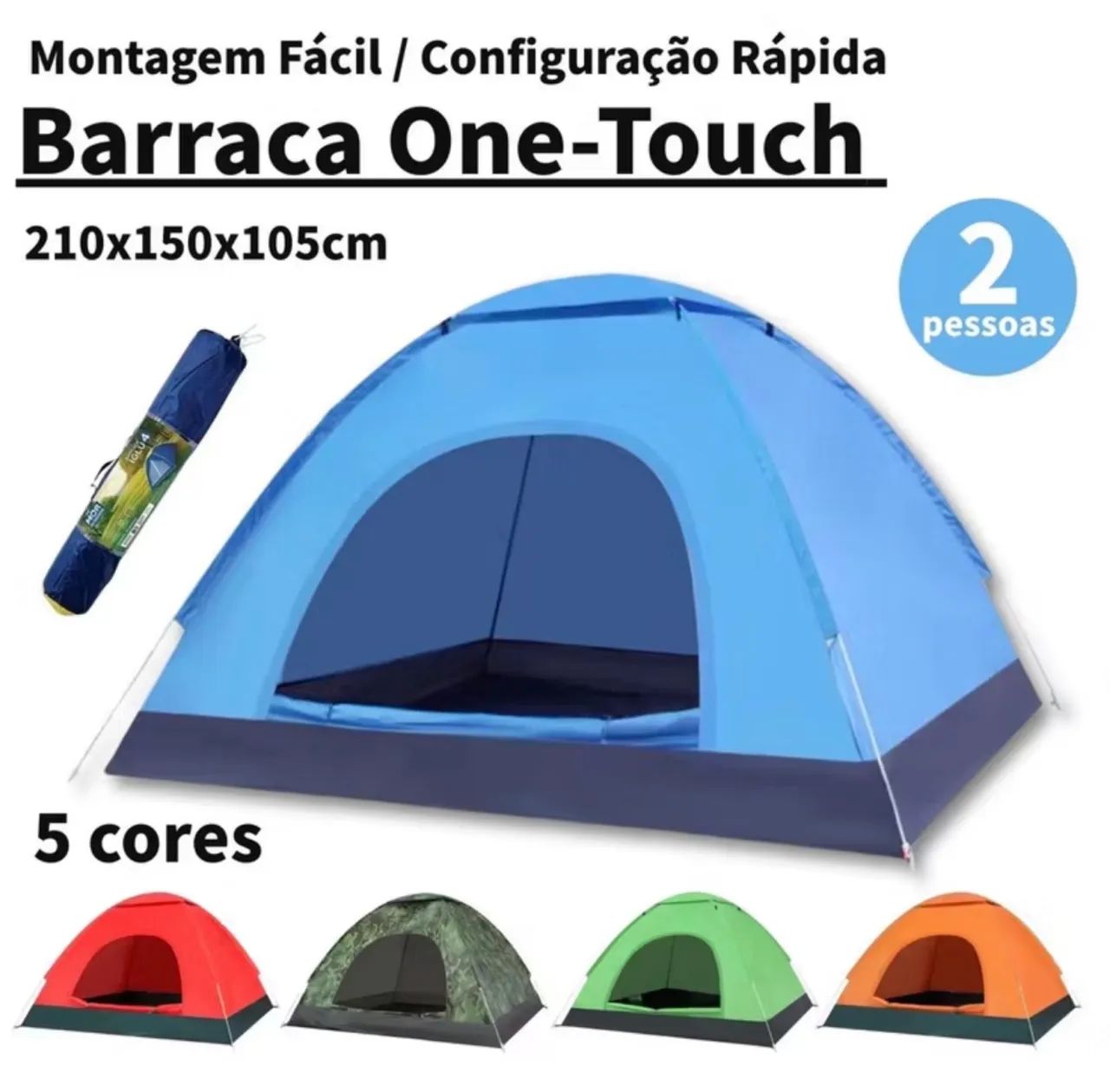 Barraca Camping Trilha Montagem Rápida - Foto 2