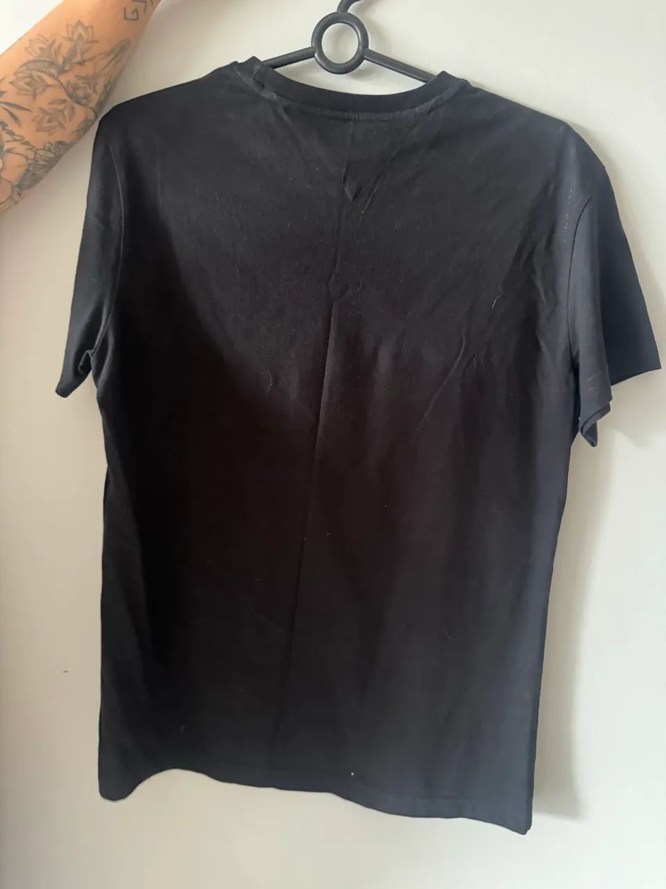 Camisa Tommy Hilfiger Preta P - Foto 2