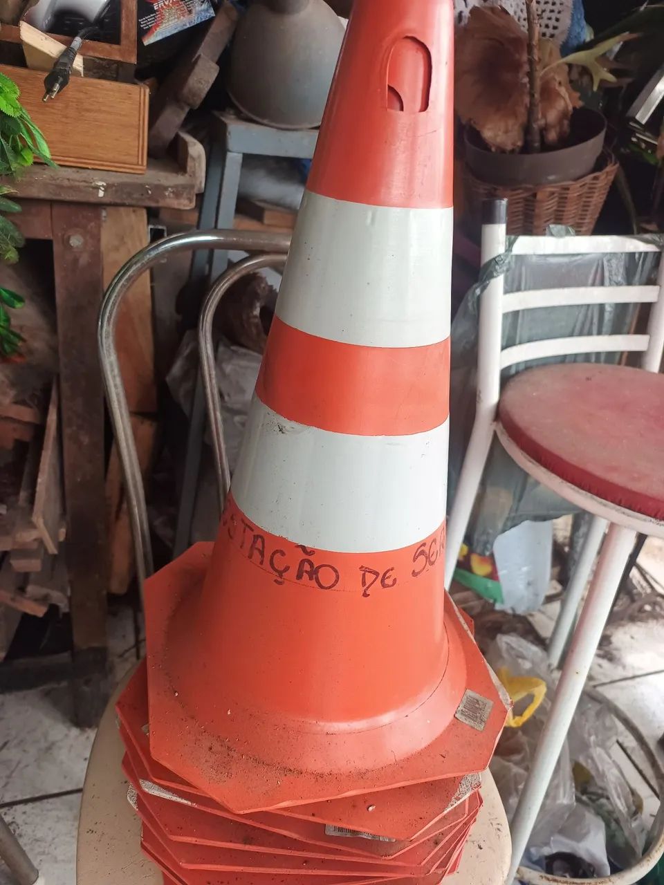 Cones de sinalização 50cm  - Foto 2