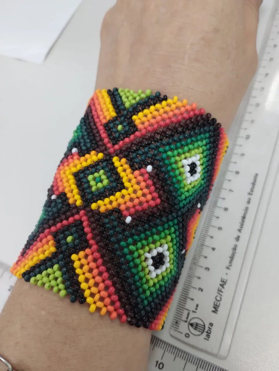 Pulseira Artesanal Indigena de miçanga - Foto 3