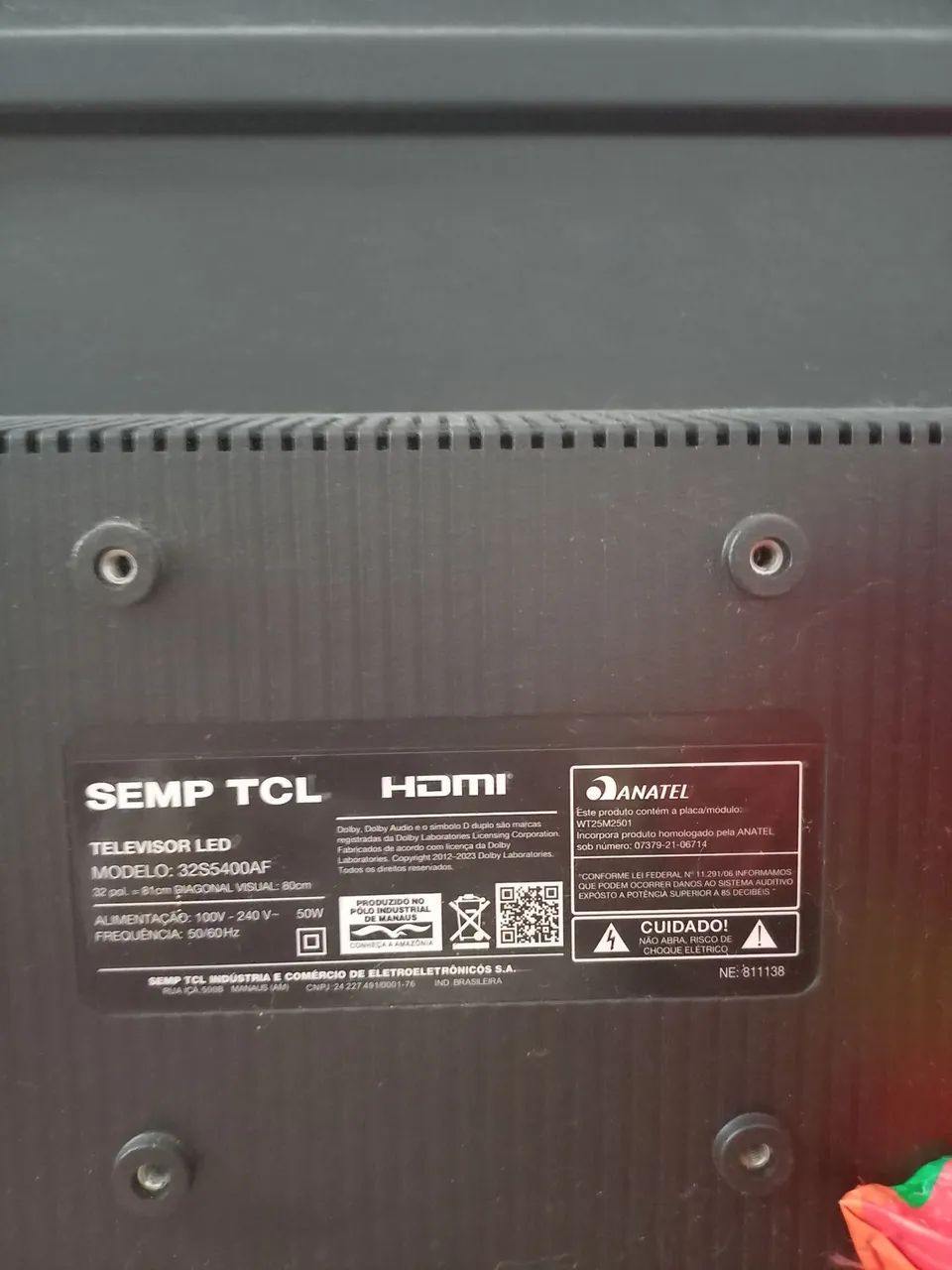 TV TCL COM DEFEITO NO LED - Foto 5