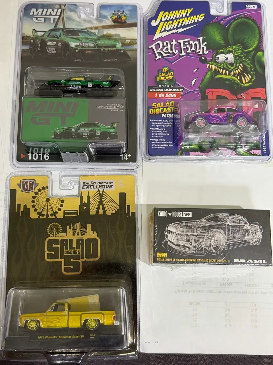 Miniaturas Salão Diecast- Brasil