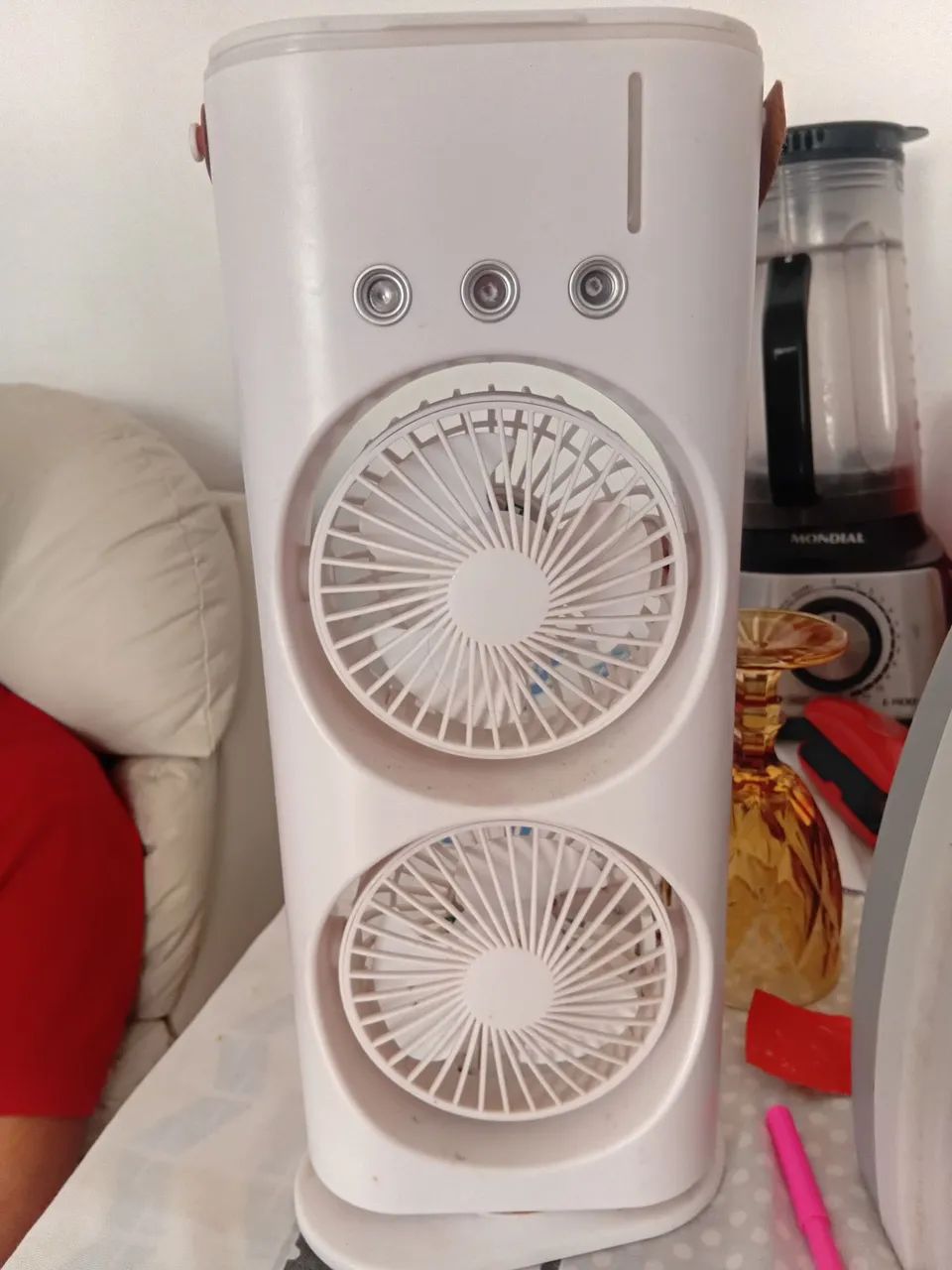 Ventilador e umidificador 