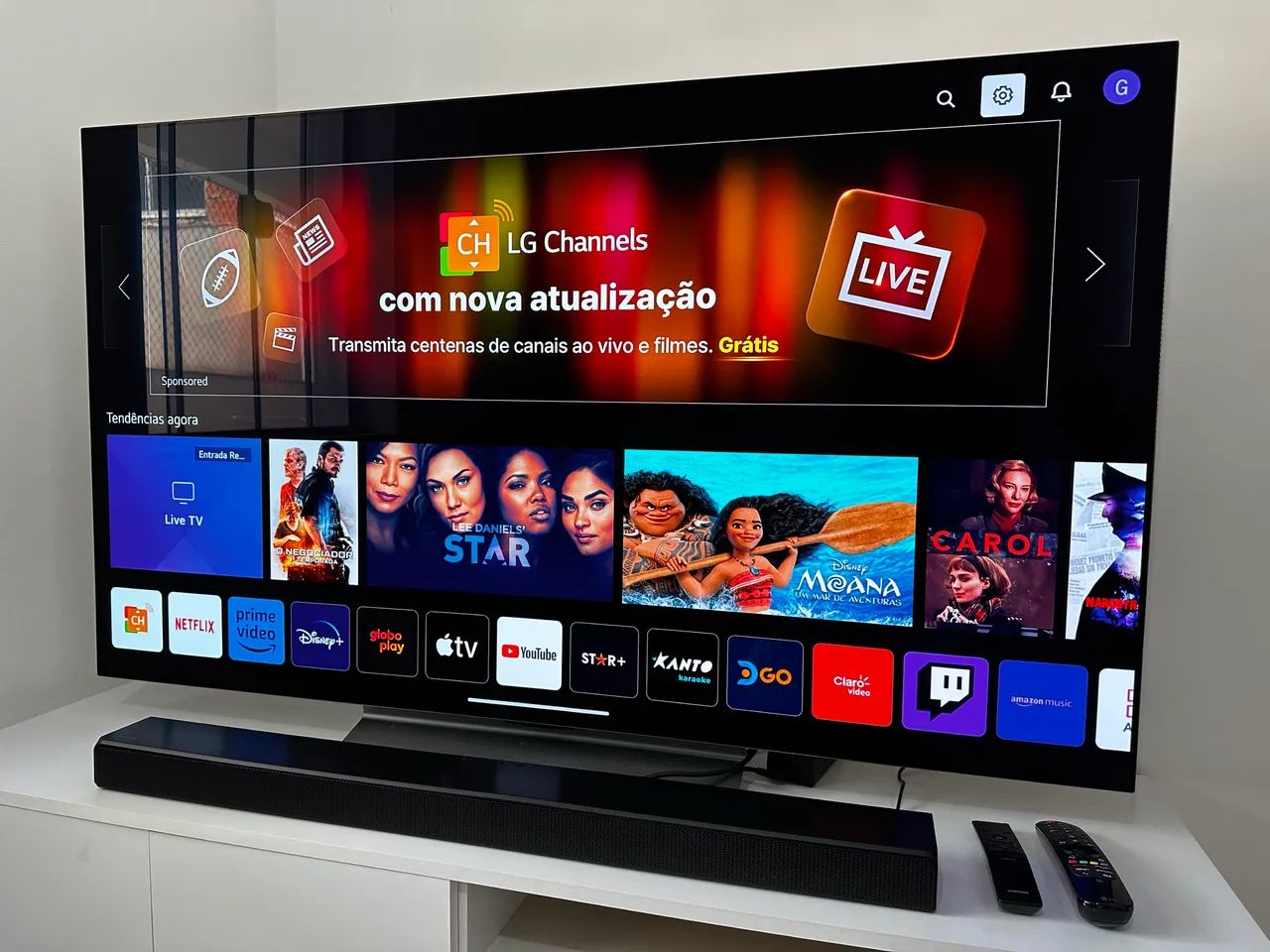 TV LG OLED C2 55 polegadas 4K, 120 Hz e HDMI 2.1 - Foto 3