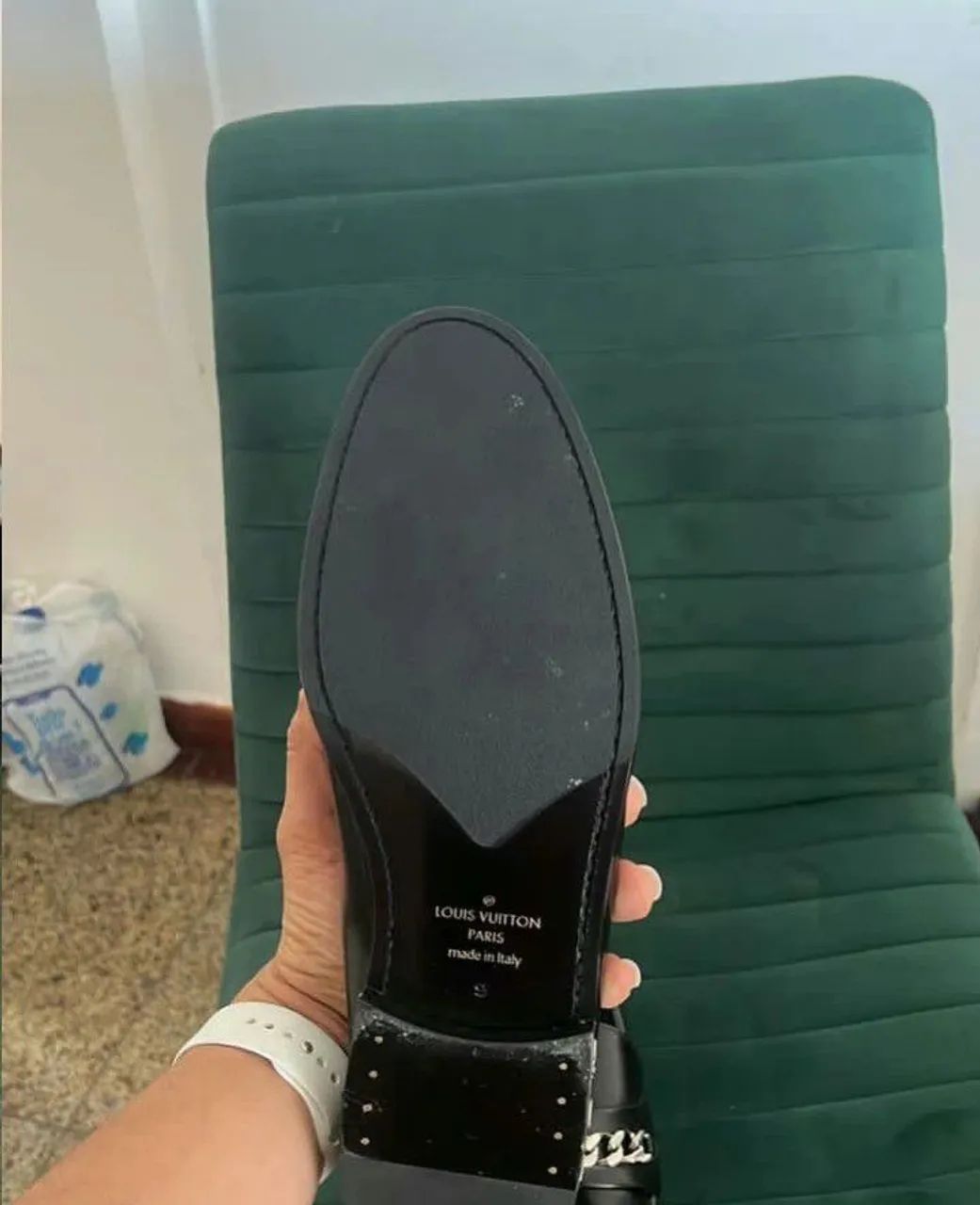 Sapato Loafer Louis vuitton Original N41 - Foto 4