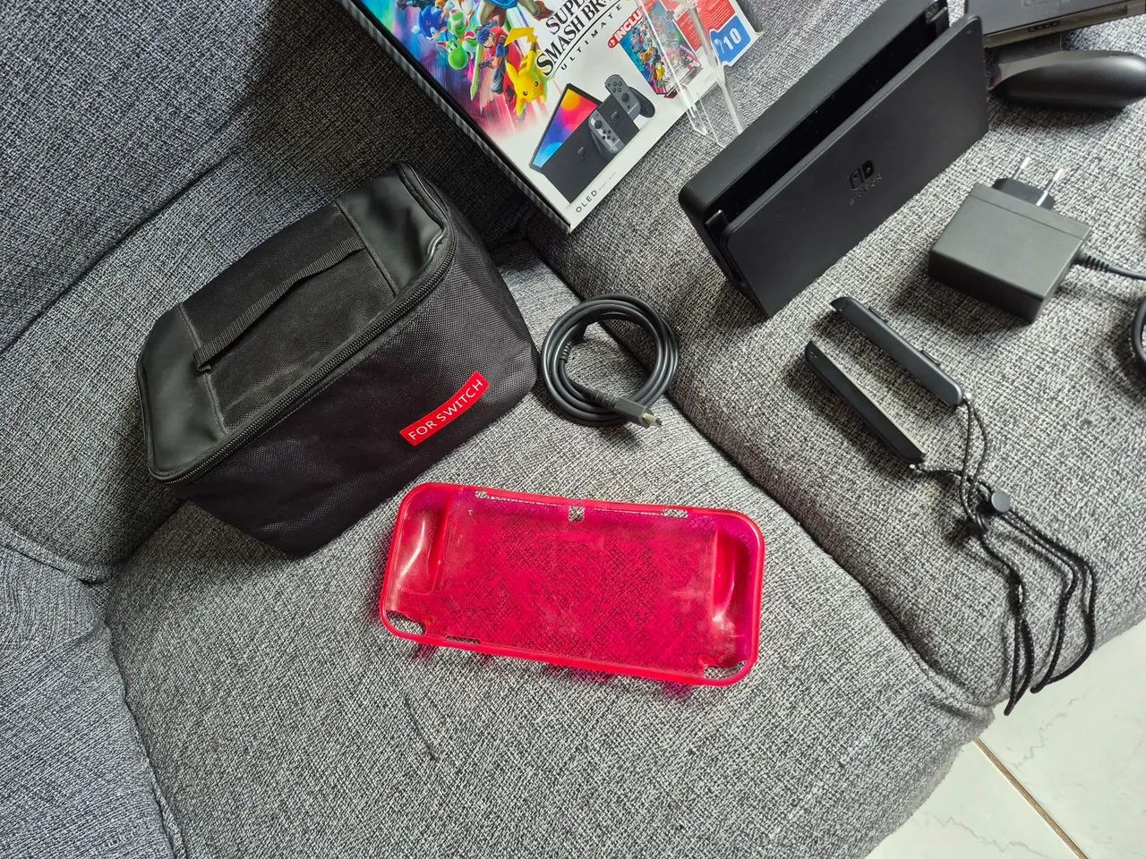 Nintendo Switch Oled + Acessórios  - Foto 4
