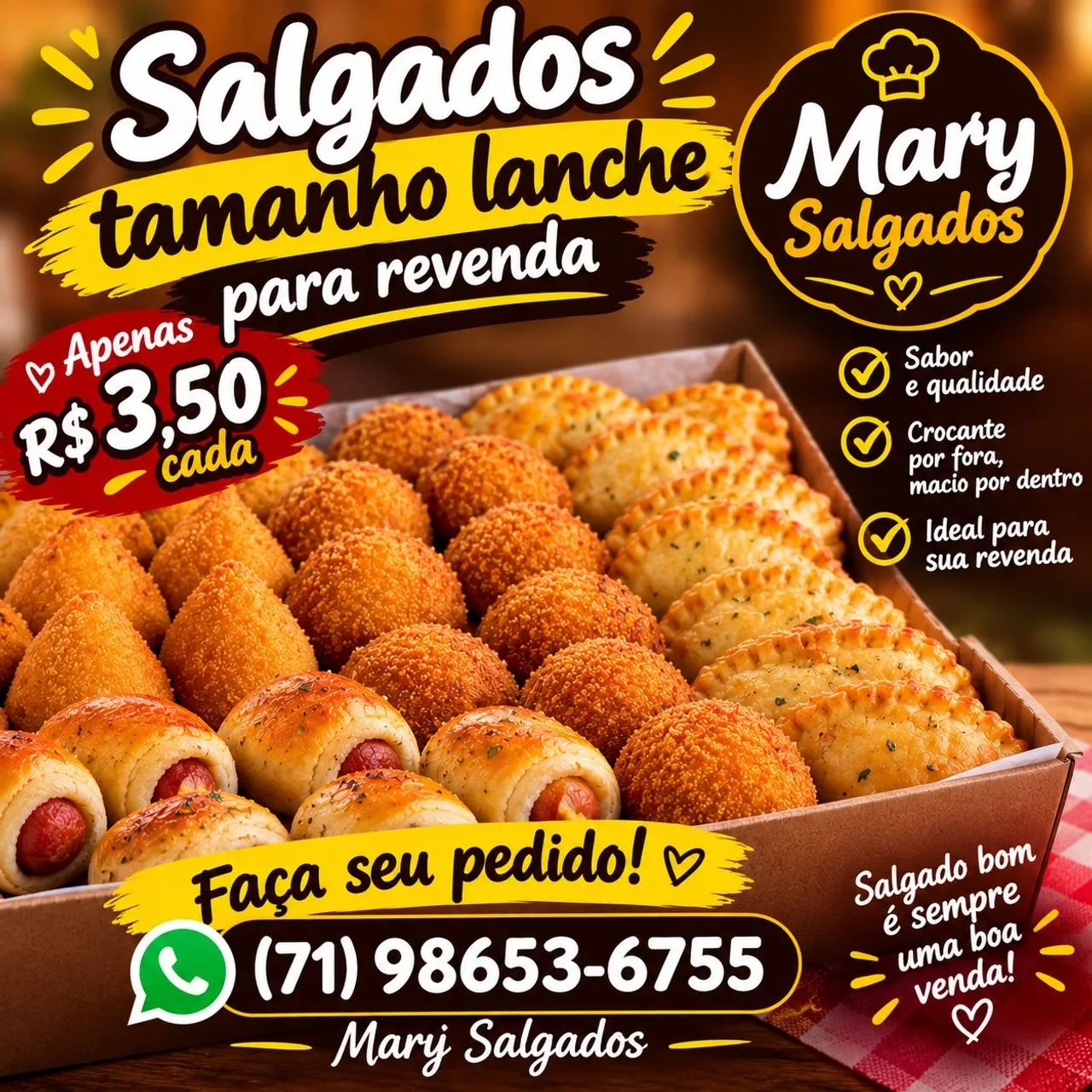 salgados doces maçã do amor e muito mais - Foto 2