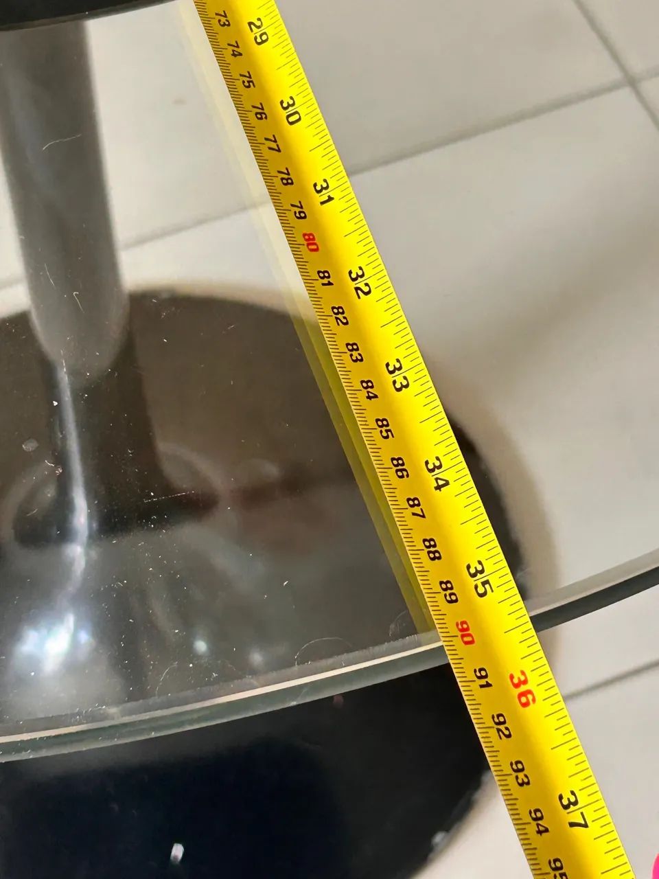 Mesa redonda de Vidro  - Foto 4