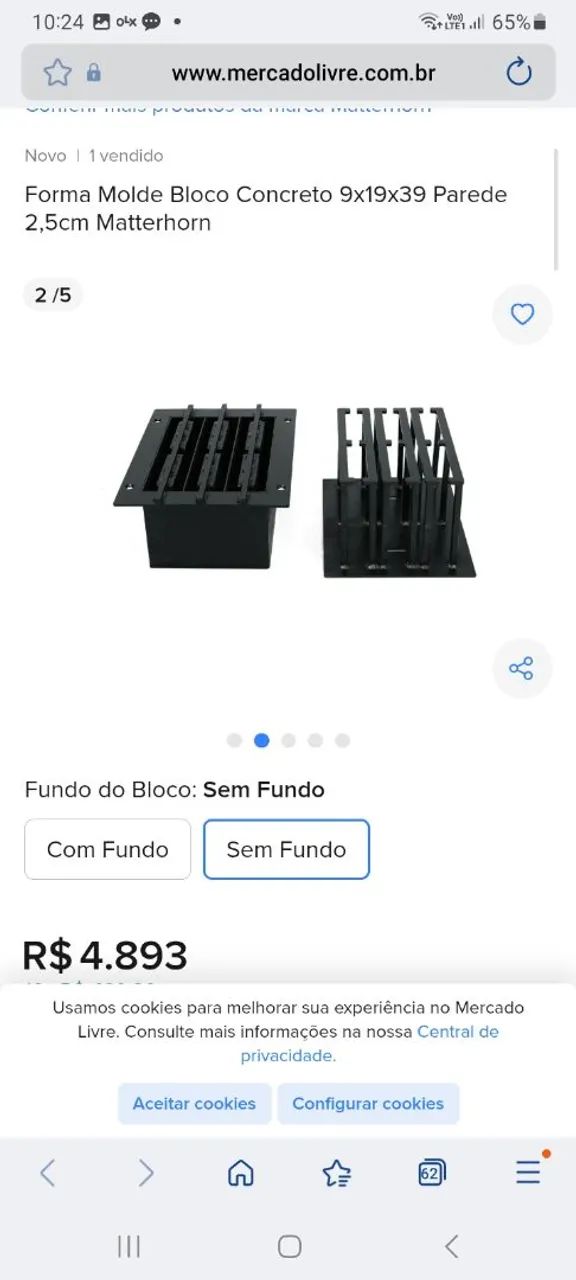 Forma de bloco - Foto 2