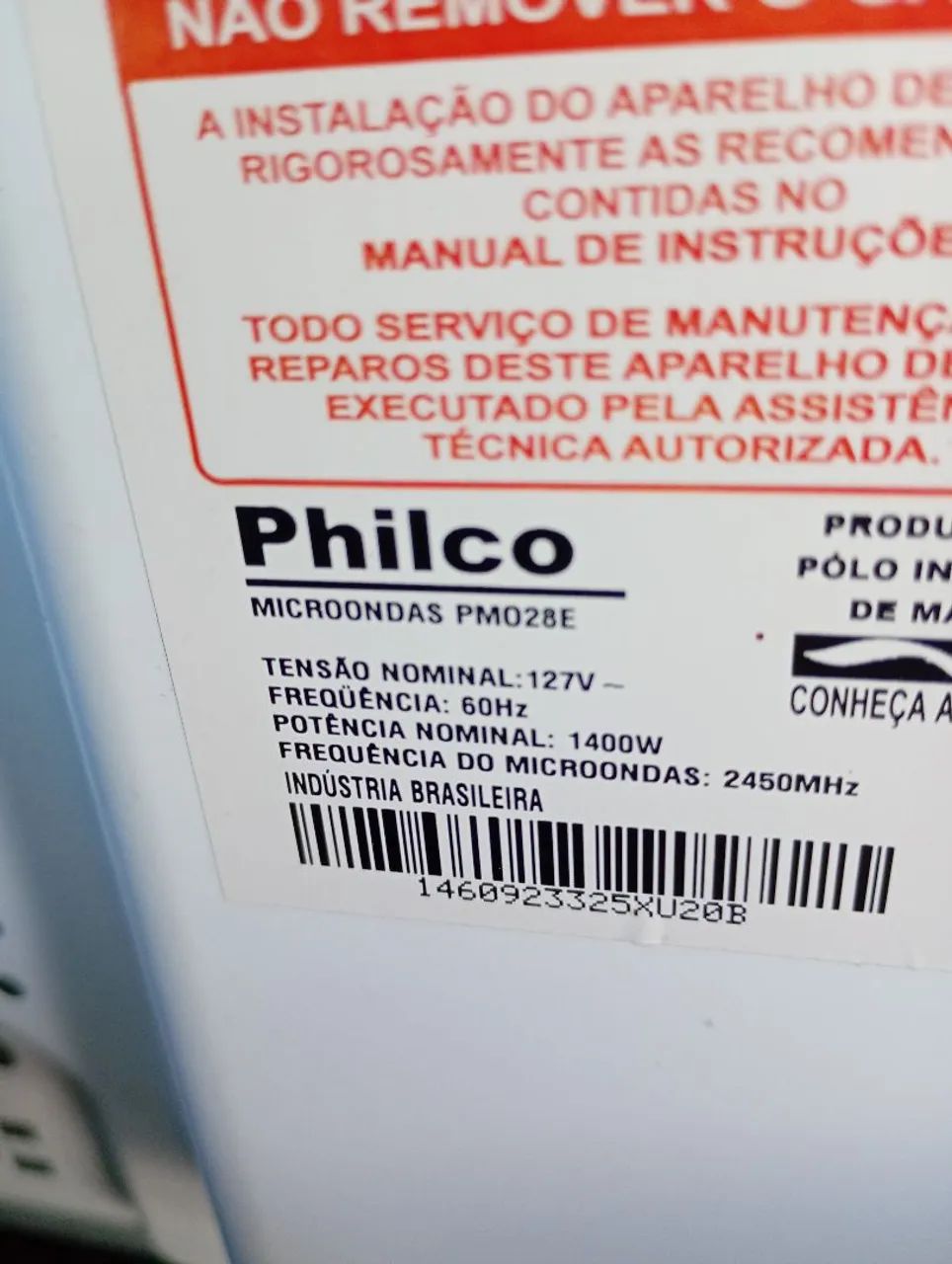 Microondas Philco 