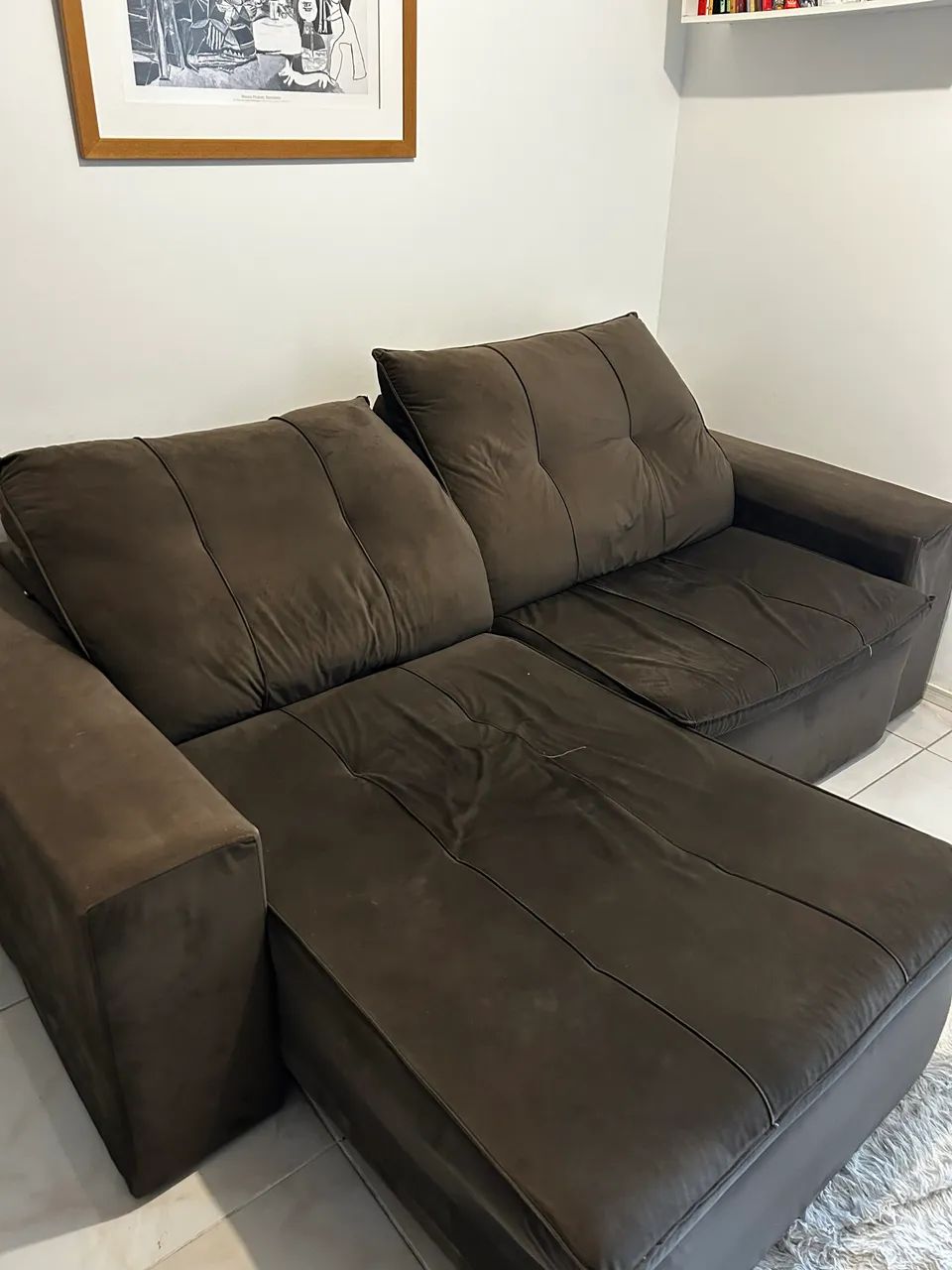 Sofá Retratil 2lugares para retirada no Kobrasol - Foto 3
