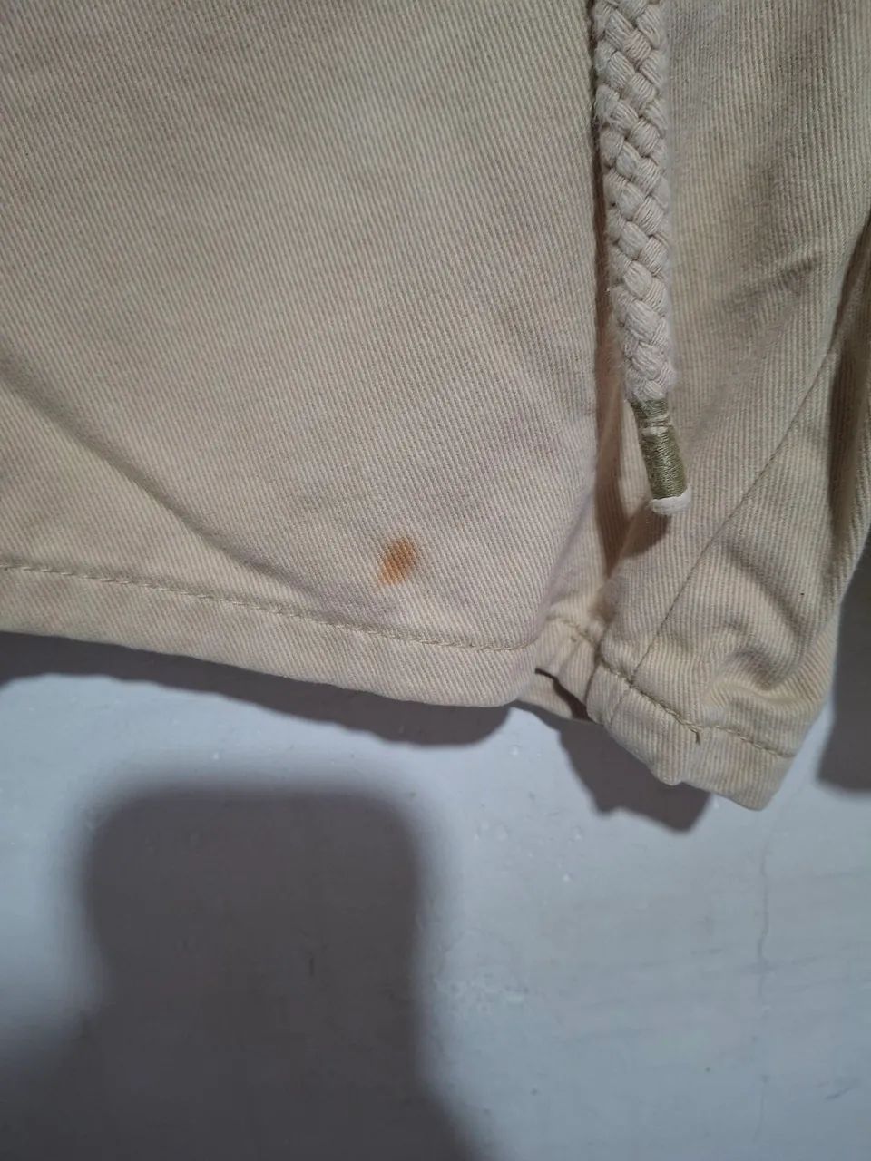 Vendo Shorts Jeans Feminino Creme - Foto 2