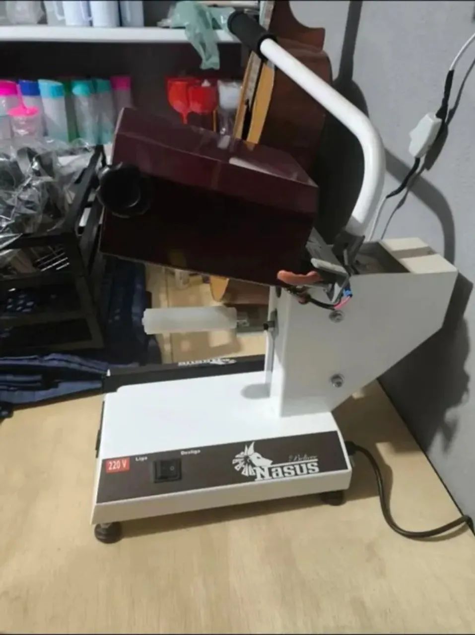 Máquina Transfer Giro 220V Semi Nova + Kit Insumos - Foto 2