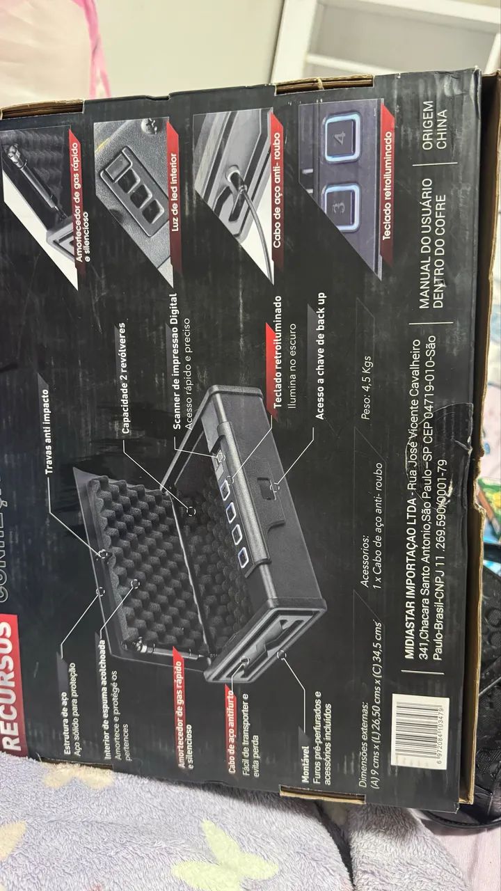 Cofre Safewell PS2902F - Novo - Foto 4