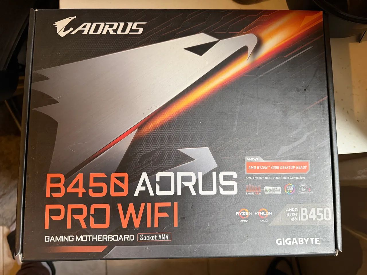 Placa Mãe B450 Aorus Pro Wi-fi  - Foto 4