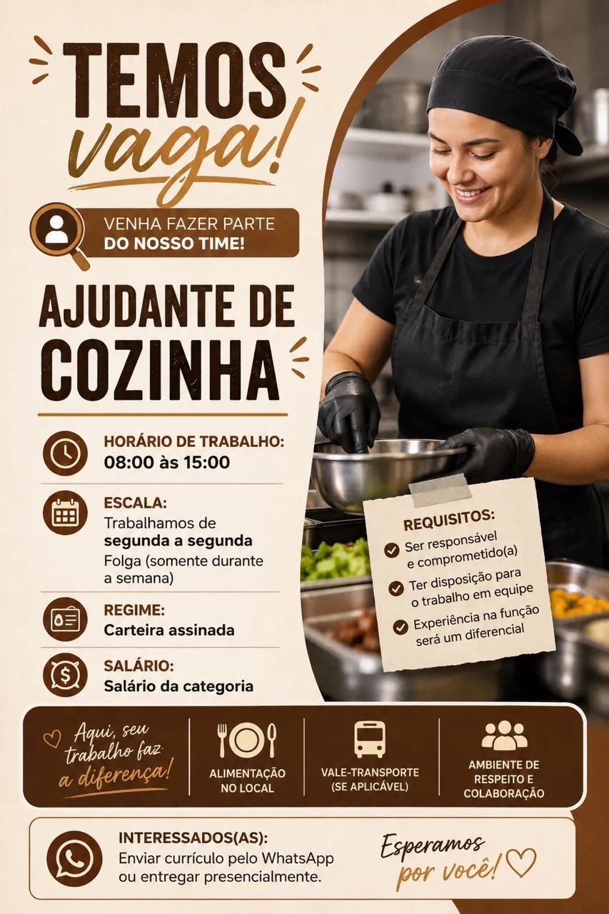 VAGA DE EMPREGO