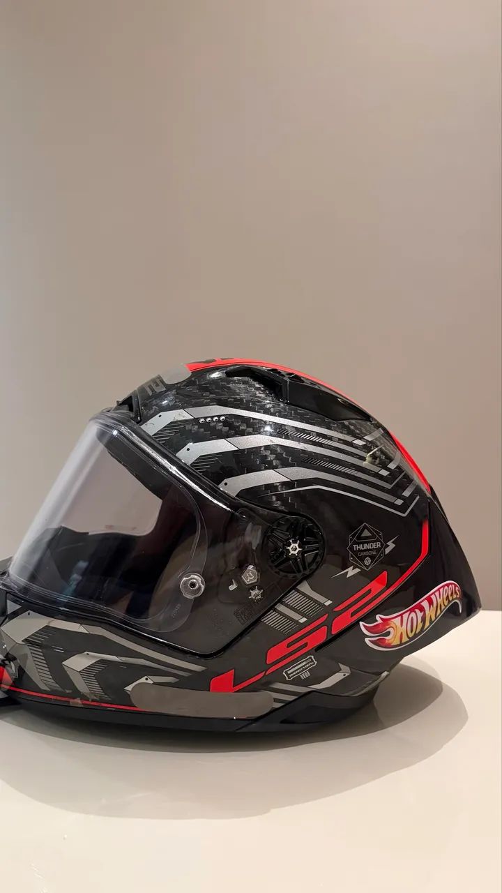 Capacete LS2 Thunder Carbono 58 - Foto 4