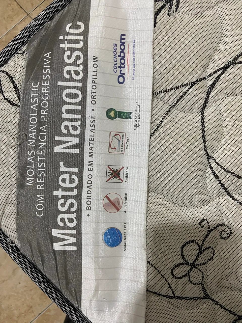 Cama de Solteiro Ortobom com Baú + Colchão Nanolastic - Foto 4
