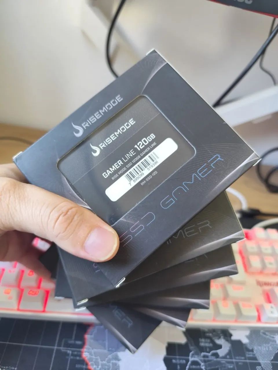 Ssd 120gb Rise Mode Gamer Line Sata - Preto - Foto 4