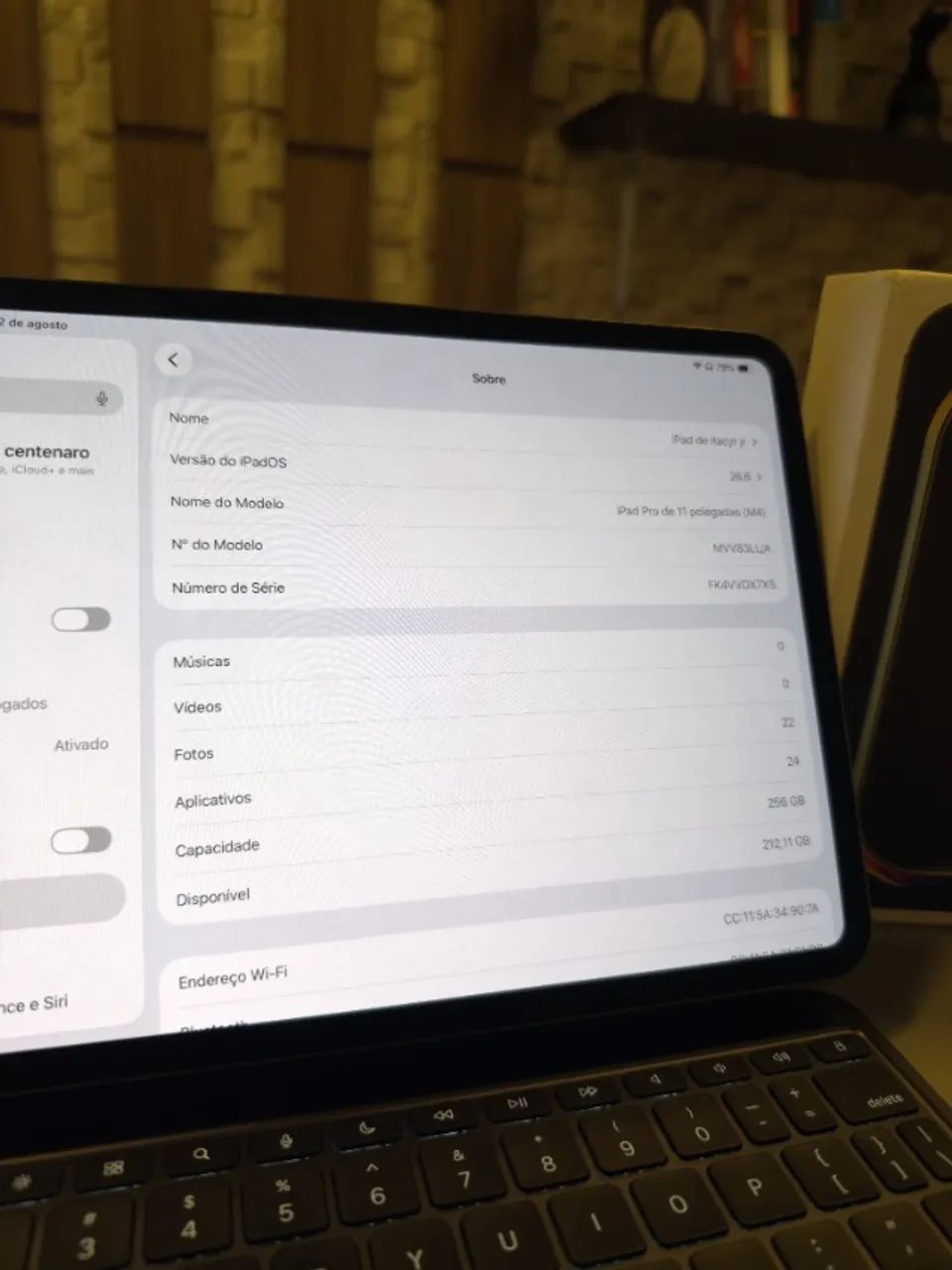 IPAD PRO M4 + Magic Keyboard Original - Seminovo apenas 27 ciclos - Foto 3
