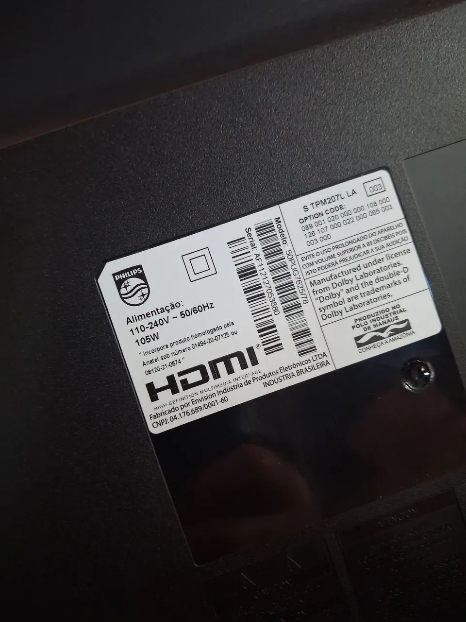 Tv philips 50 polegadas 