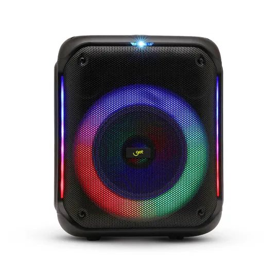 Caixa de Som Bluetooth Amp Get Cube 2 250W RMS Led Rgb USB/MicroSD - WZetta - Foto 2