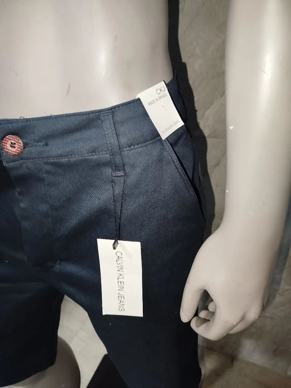 Shorts bermuda sarja Calvin  - Foto 5