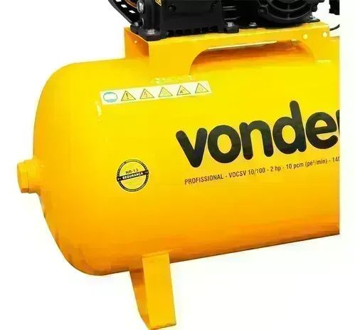 Compressor de ar Vdcsv 10/100, monofásico, 127 V ~/220 V~, Vonder - Foto 2