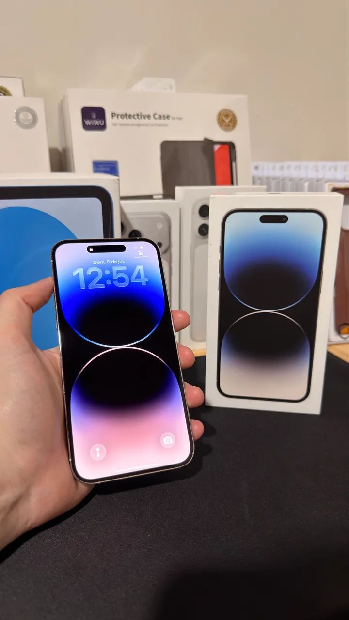 Iphone 14 PRO MAX 128gb branco  - Foto 2