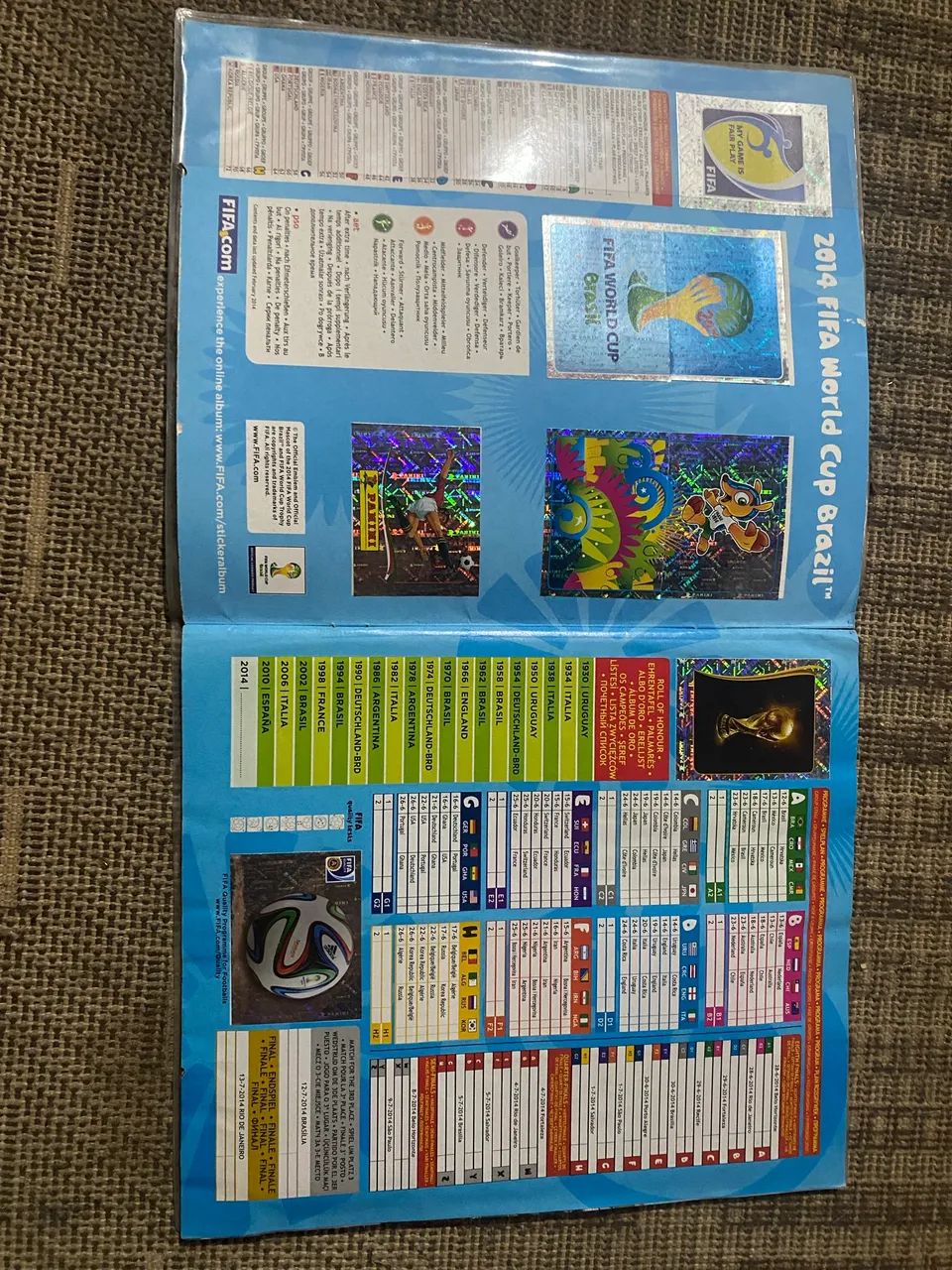 Álbum de figurinhas da copa 2014 - Foto 3