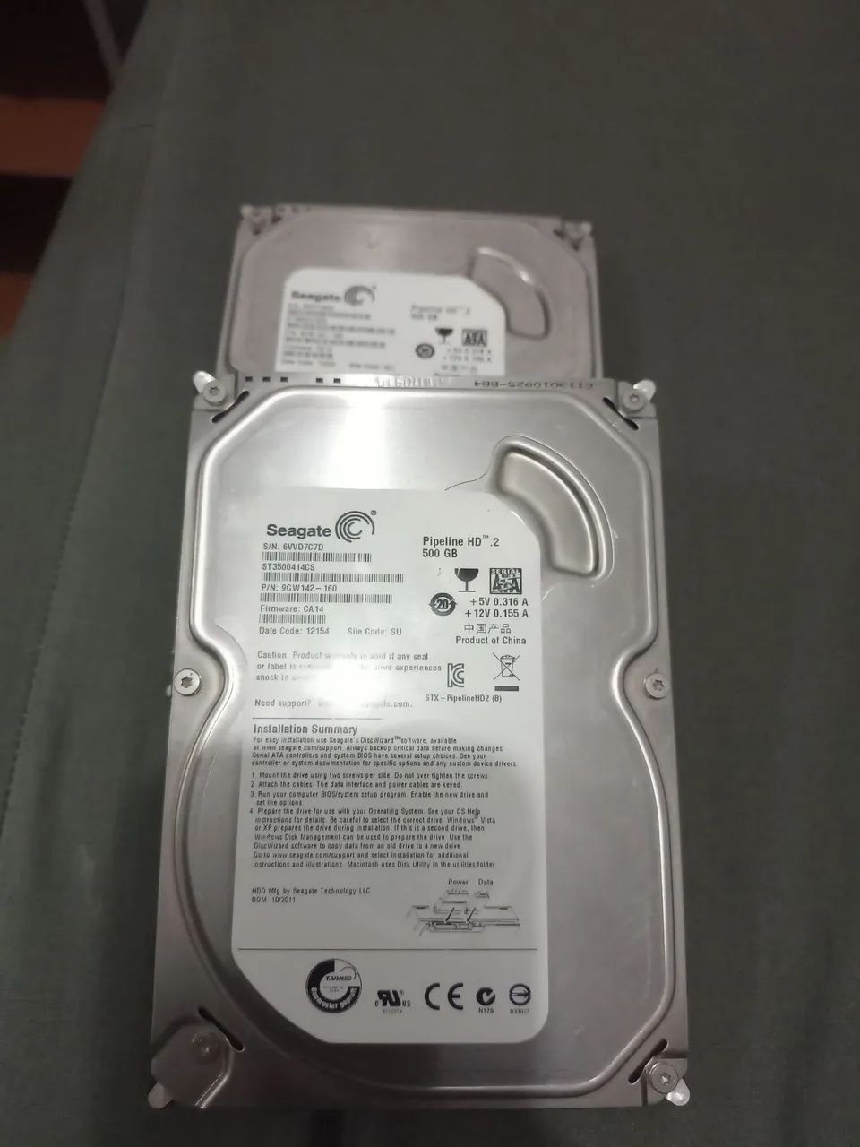2 HD DE 500GB CADA UM