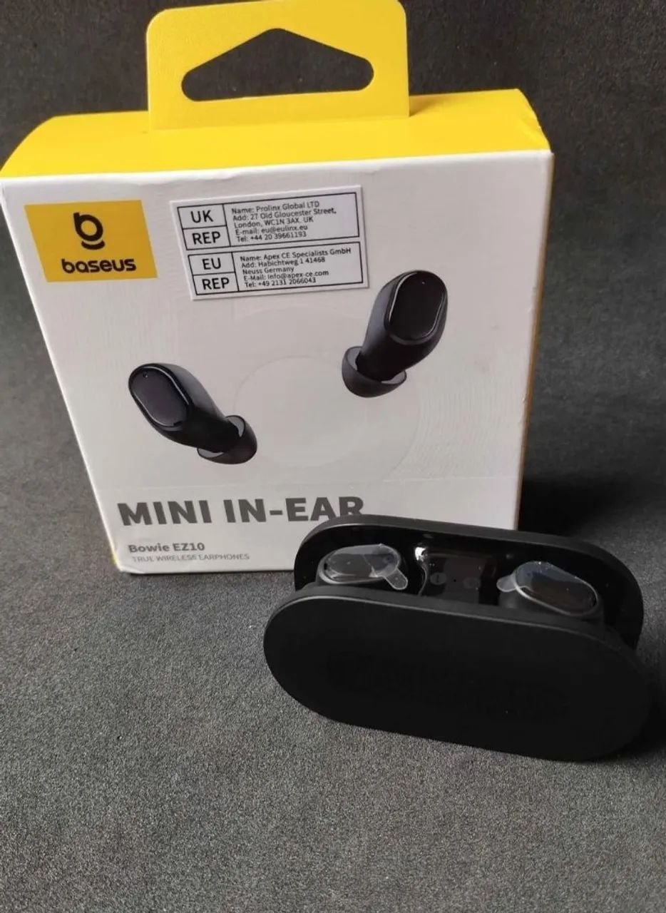 FONE BLUETOOTH BASEUS EZ10 - PRETO - Foto 3