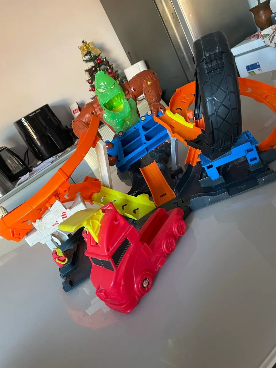 PISTA ATAQUE DO GORILA HOT WHEELS - Foto 5